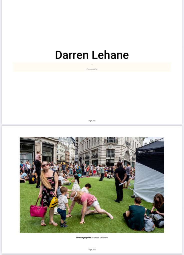 Darren Lehane street photography featured in Volume 20 0f Docu-Magazine's e-Book