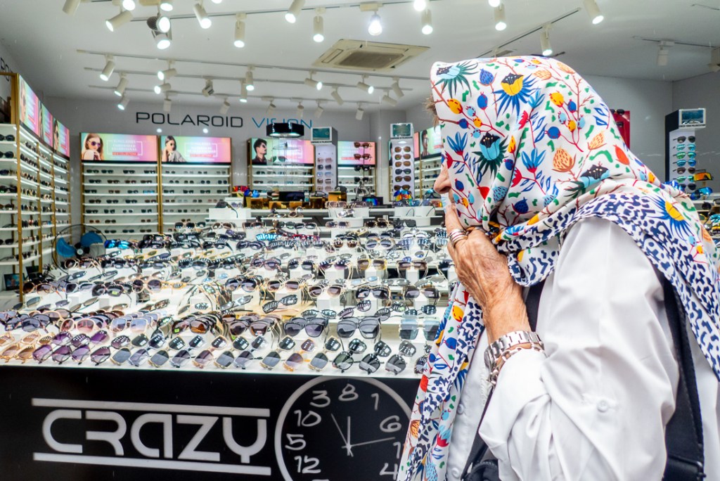 Candid street photography in Benidorm, Spain.