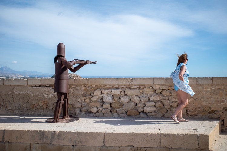 Candid street photography in Alicante, Spain.