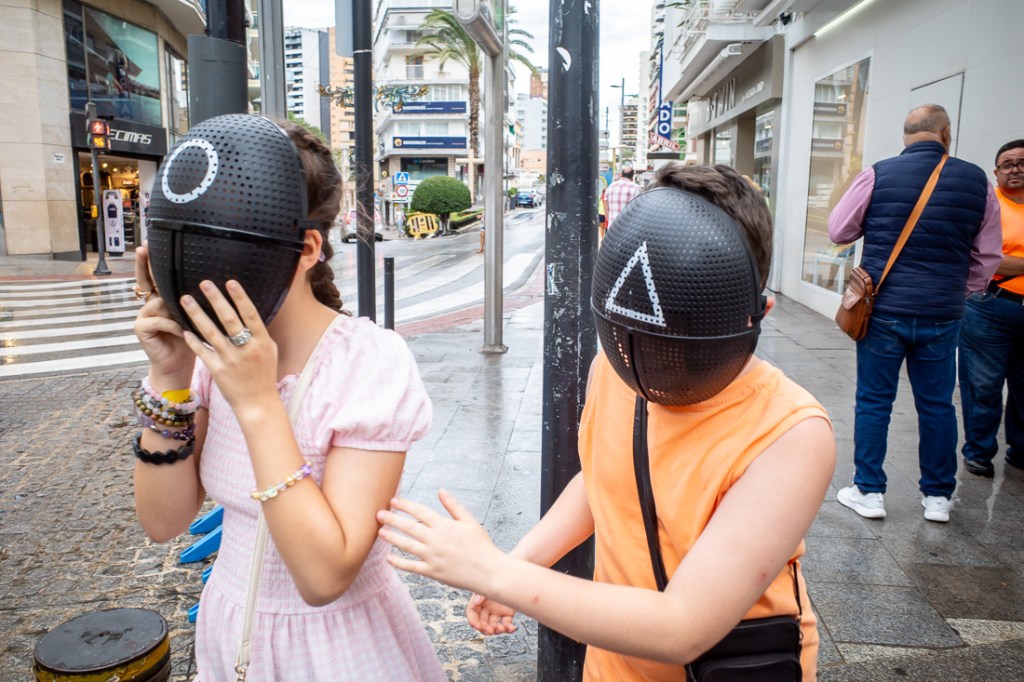 Candid street photography in Benidorm, Spain.