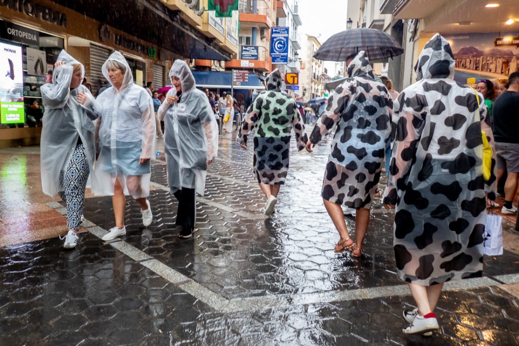 Candid street photography in Benidorm, Spain.